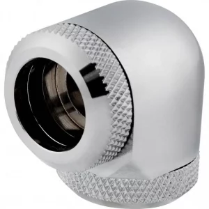 CORSAIR Hydro X Series XF Hardline Embout 90° 14mm OD - Chrome (x 2)