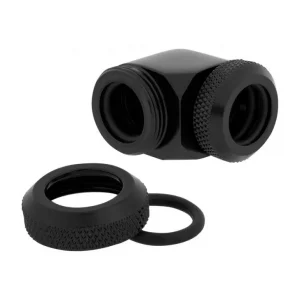 CORSAIR Hydro X Series XF Raccords à 90° - Noir (x 2)
