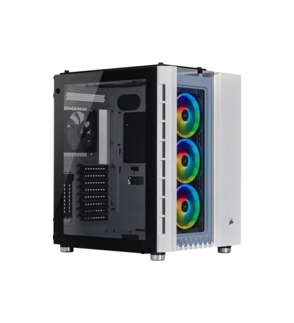 CORSAIR CRYSTAL 680X RGB TEMPERED BLANC