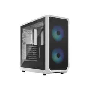 Fractal Design Focus 2 RGB White TG Clear Tint