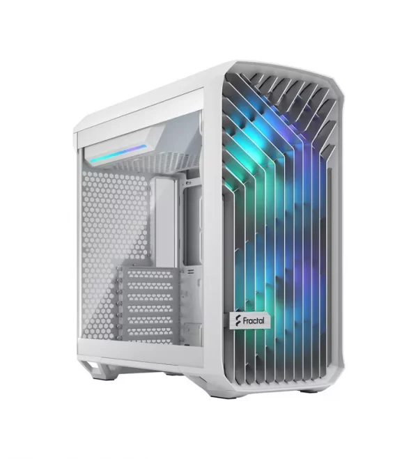 FRACTAL Torrent Compact RGB White TG Clear Tint